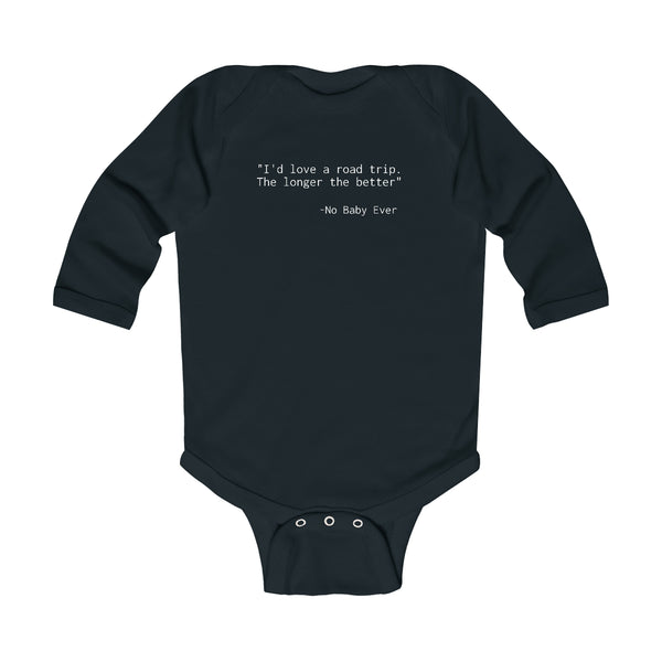 Infant Long Sleeve Bodysuit - Road Trip Baby