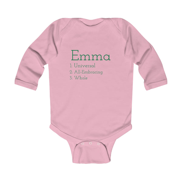Baby Emma - Infant Long Sleeve Bodysuit