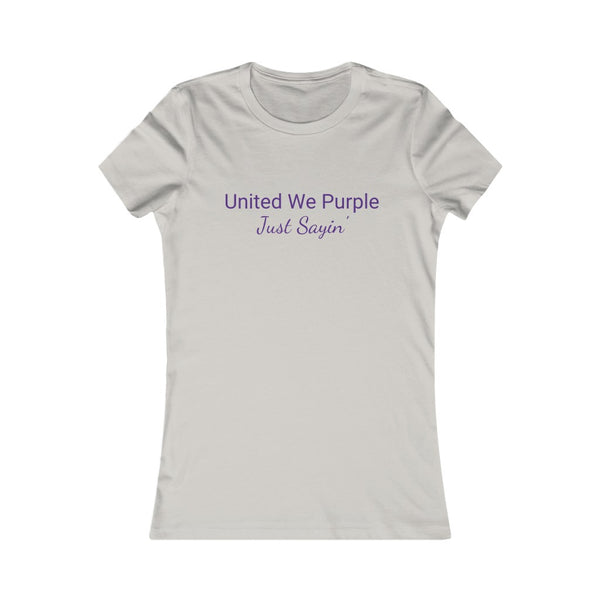 United We Purple - Women's Favorite Tee - Miyo Kind